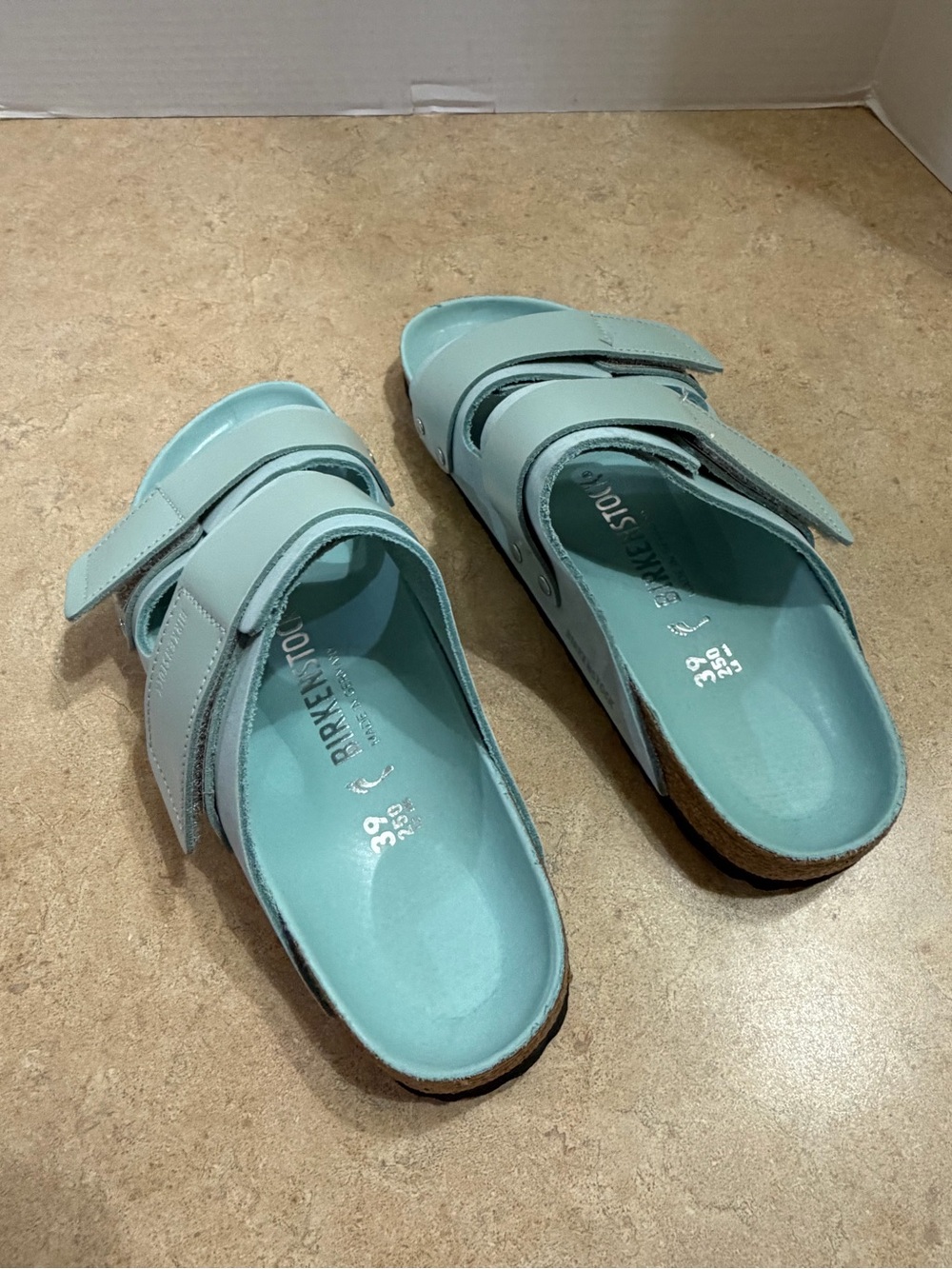 Birkenstock Uji Women's Light Mint Double Strap Sandals